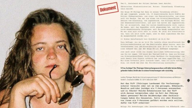 Das Mädchen und der Agent: Zschäpes Kontakte zum Geheimdienst
