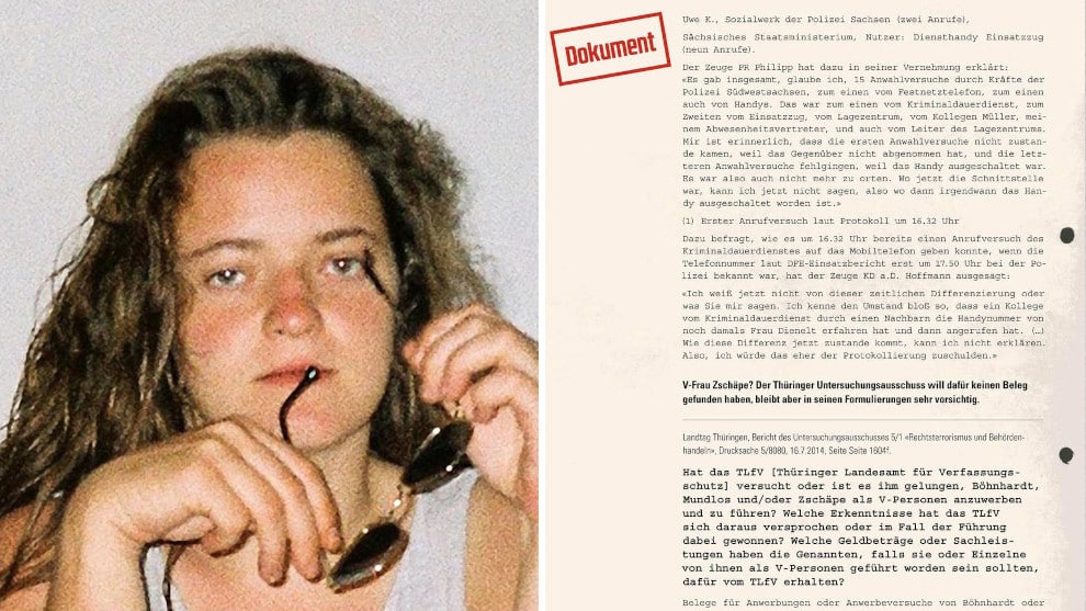 Das Mädchen und der Agent: Zschäpes Kontakte zum Geheimdienst