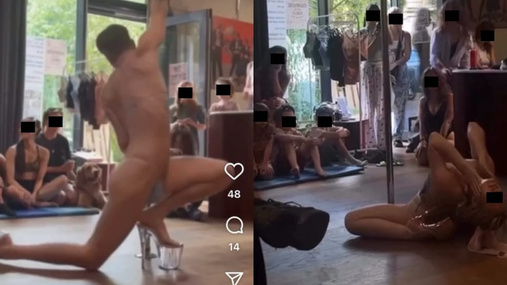 Berlin: Männer im String-Tanga tanzen vor Kindern