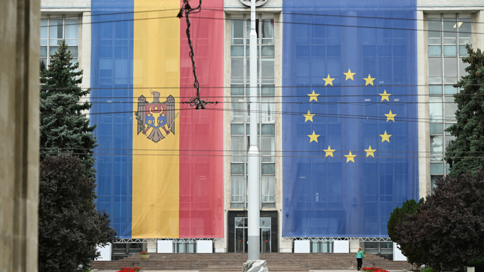 Aasgeier über Chișinău