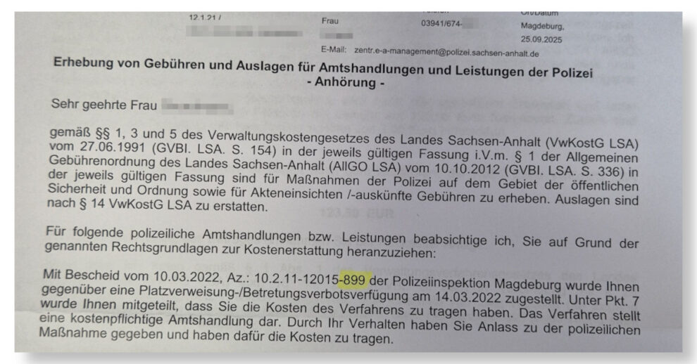 Dreiste Zahlungsaufforderungen: Neuer Corona-Terror im Harz 2 Polizei tritt nach: Neue Corona-Schikanen im Harz