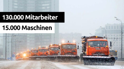 Moskau zeigt, wie Winterdienst geht!