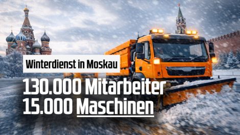 Moskau zeigt, wie Winterdienst geht!