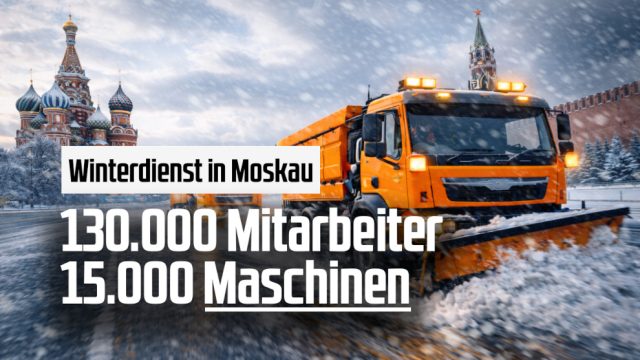 Moskau zeigt, wie Winterdienst geht!