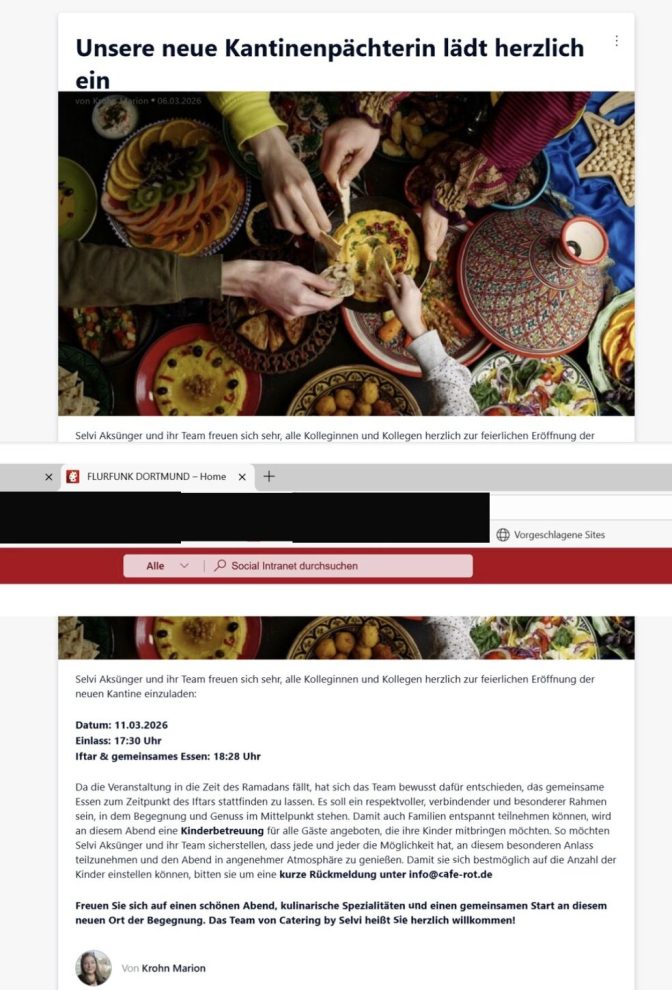 Dortmunder Arbeitsamt feiert Ramadan mit Luxusbüfett