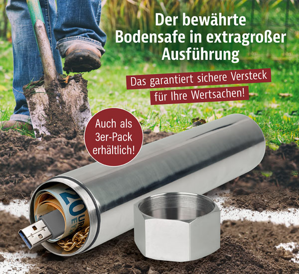 Bodensafe XXL aus Edelstahl unzerstörbar