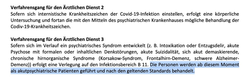 Aufgedeckt: Corona-Verweigerer sollten in Psychiatrie