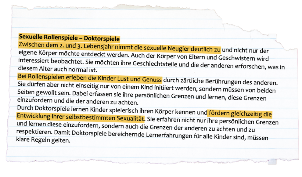 Masturbation und Rollenspiele: Was in Kitas der „Falken“ vor sich geht