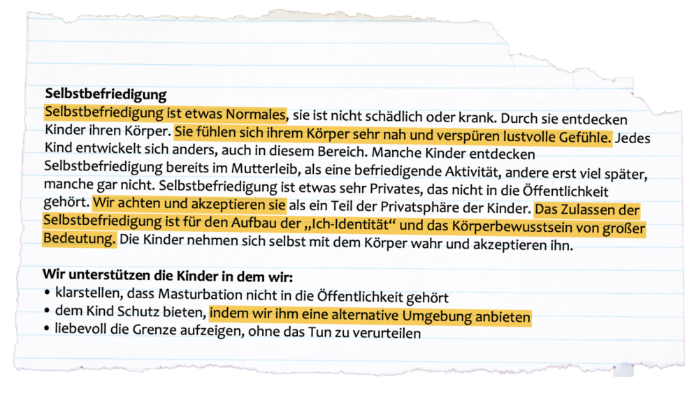 Masturbation und Rollenspiele: Was in Kitas der „Falken“ vor sich geht