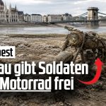 Wehrmachtssoldaten und Motorrad am Grund der Donau aufgetaucht 2 Wehrmachtssoldaten und Motorrad am Grund der Donau aufgetaucht