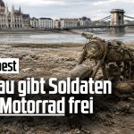 Donau-Niedrigwasser: Wehrmachtssoldaten und Motorrad entdeckt