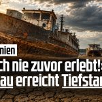„Haben wir noch nie erlebt“ – Donau erreicht Tiefstand in Rumänien 1 „Haben wir noch nie erlebt“ – Donau erreicht Tiefstand in Rumänien