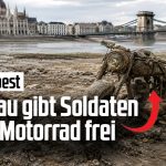Wehrmachtssoldaten und Motorrad am Grund der Donau aufgetaucht