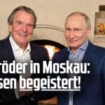 Schröder bei Putin: Was dann passiert, ist unglaublich!
