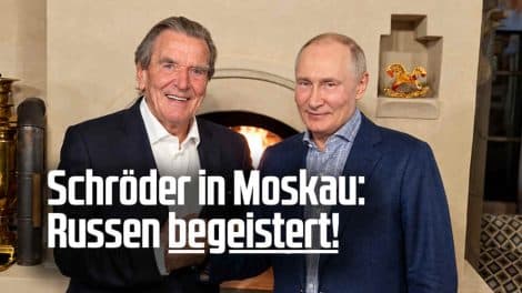 Schröder bei Putin: Was dann passiert, ist unglaublich!